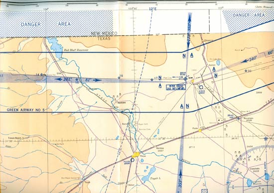 El Paso, TX Sectional Chart, December 17, 1942
